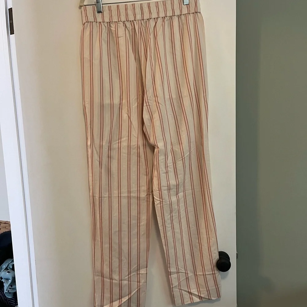 Jcrew pull on cotton blend pant in stripe - Picture 7 of 10
